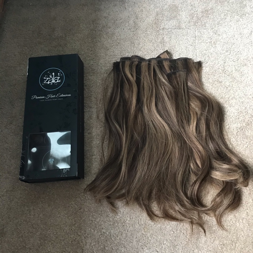 Zala hair extensions Snickers Highlights